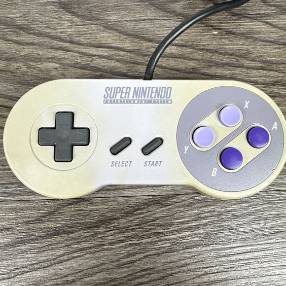 OEM Super Nintendo Controller SNS-005 SNES Original‎ Official - Picture 1 of 5